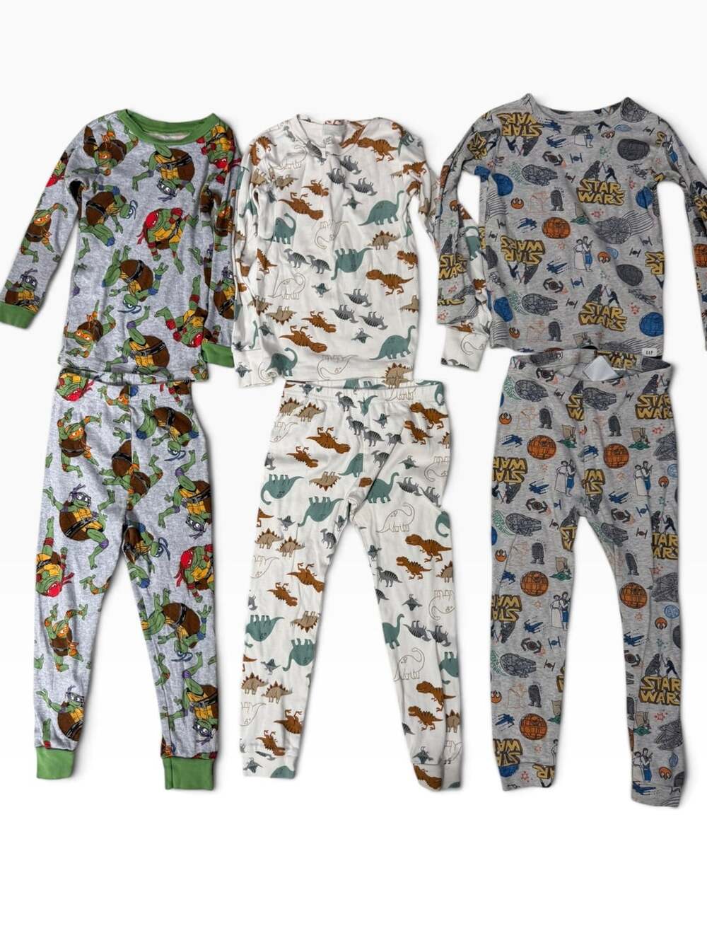 Toddler Boys Cotton Long Sleeve Pajama Sets Assorted Styles Size 5T - Picture 3 of 12